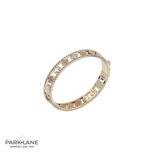 Park Lane Gold Chateau Bracelet | Hinged Bangle |